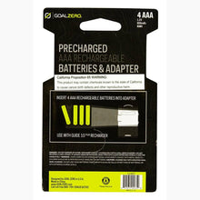 Load image into Gallery viewer, AAA Rechargeable Batteries with Adapter (4 pack)
